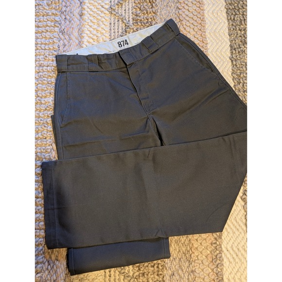 Dickies Other - Dickies 874 Original Fit Work Pants Charcoal Grey Mens 30x32 Straight Leg Icons